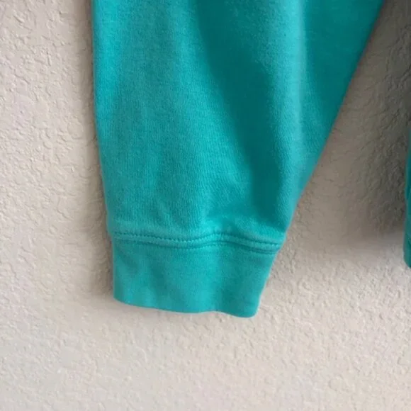 L.L. Bean Women's Teal Turtleneck Sweater 100% cotton Size L Capsule basic - Picture 5 of 8